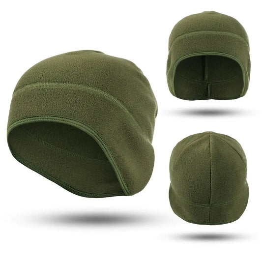 Warm Fleece Beanie with Earwarmer